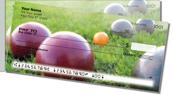 Lawn Game Side Tear Personalized Checks