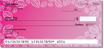 Leaf Border Design Checks
