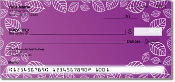 Leaf Border Personalized Checks