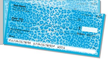 Leopard Side Tear Personalized Checks