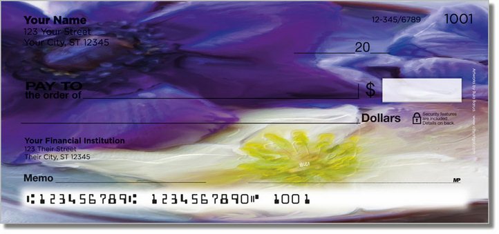 Les Fleurs Personal Checks