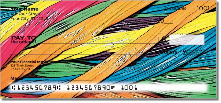Licorice Rainbow Personal Checks