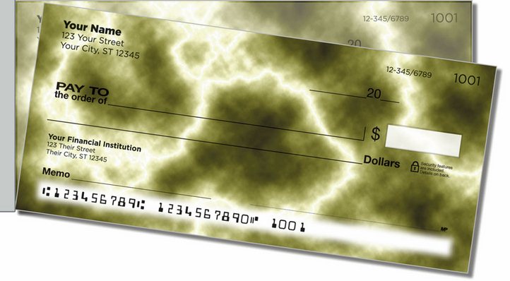 Lightning Side Tear Personal Checks