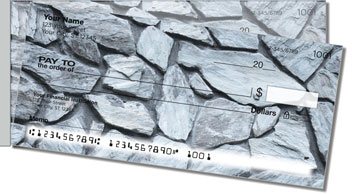 Like a Rock Side Tear Personalized Checks