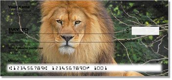 Lion Personalized Checks