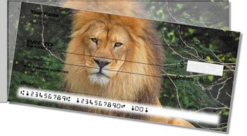 Lion Side Tear Personalized Checks