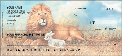 Lion and the Lamb Personal Checks