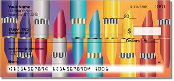 Lipstick Personalized Checks