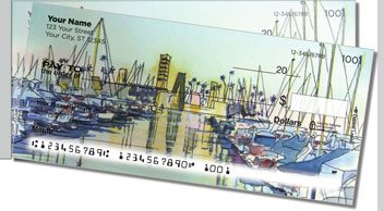 Long Beach Side Tear Personalized Checks
