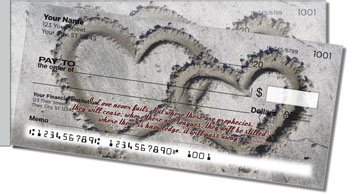 Love Is Side Tear Personalized Checks