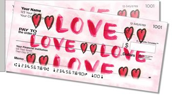 Love Lasts Side Tear Design Checks