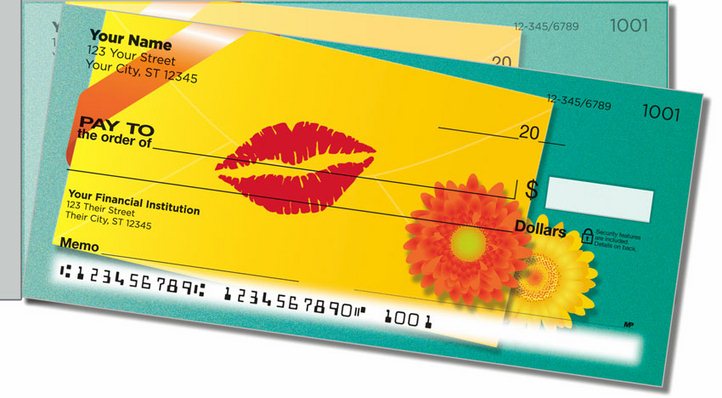Love Letter Side Tear Personal Checks