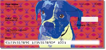 Love Me Love My Dog Personalized Checks