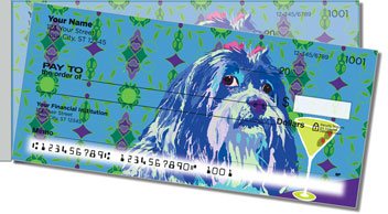 Love Me Love My Dog Side Tear Design Checks