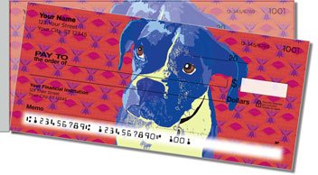 Love Me Love My Dog Side Tear Personalized Checks