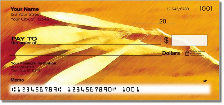 Lovely Leaves Personal Checks