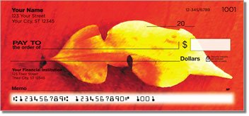 Lovely Leaves Personalized Checks