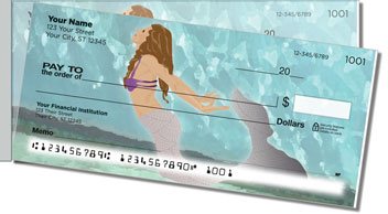 Lovely Mermaid Side Tear Checks