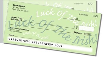 Luck of the Irish Side Tear Checks