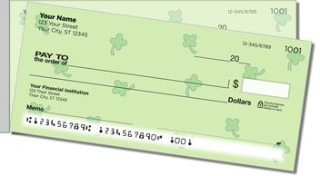 Luck of the Irish Side Tear Personalized Checks