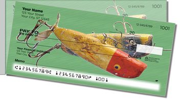Lucky Fishing Lure Side Tear Design Checks