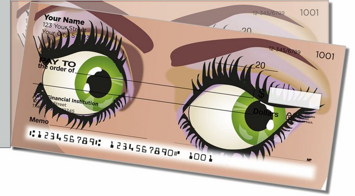 Luscious Lashes Side Tear Personal Checks