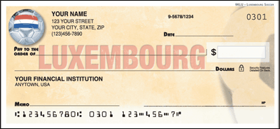 Luxembourg World Soccer Personal Checks