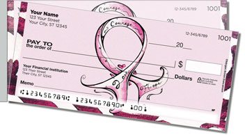 MADArt Pink Ribbon Side Tear Design Checks