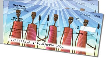 Maasai Tribe Side Tear Checks