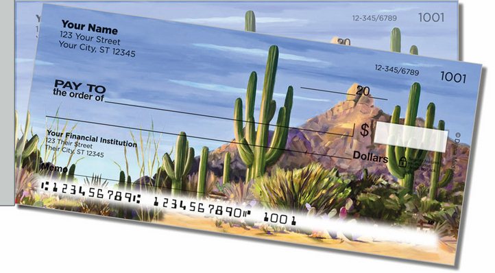 Madaras Cactus Side Tear Personal Checks