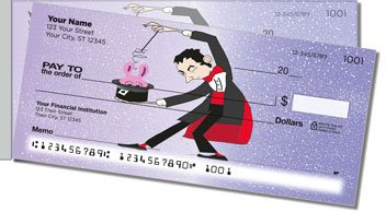 Magic Trick Side Tear Design Checks