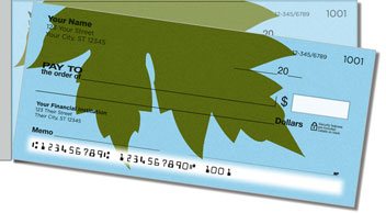 Maple Leaf Side Tear Design Checks