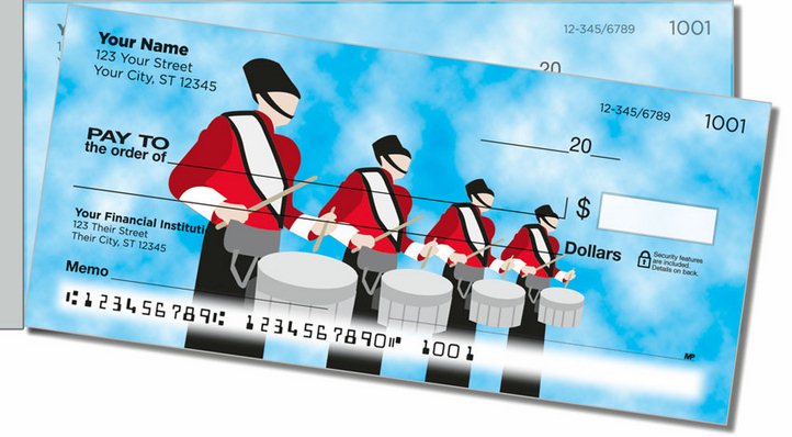 Marching Band Side Tear Personal Checks