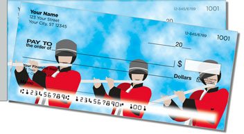 Marching Band Side Tear Personalized Checks