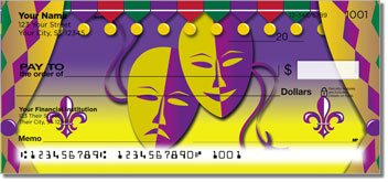 Mardi Gras Personalized Checks