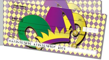 Mardi Gras Side Tear Checks