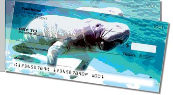 Marine Mammal Side Tear Personalized Checks