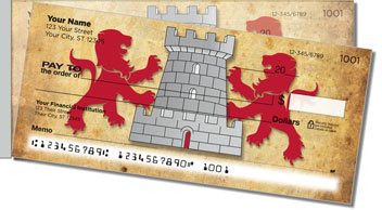 Medieval Side Tear Personalized Checks