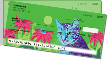 Meowza Side Tear Personalized Checks