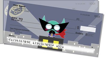 Merry Go Goblin Side Tear Personalized Checks