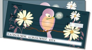 Messenger Bird Side Tear Personalized Checks