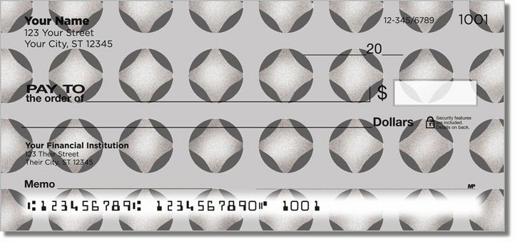 Metal Panel Personal Checks