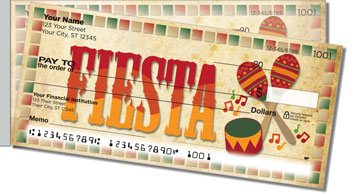 Mexican Fiesta Side Tear Personalized Checks