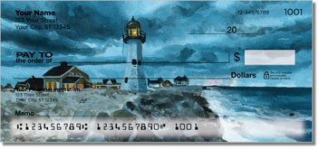 Meyer Beach Scene Personalized Checks