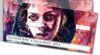 Meyer Watercolor Side Tear Design Checks