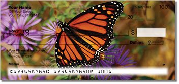 Milkweed Butterfly Personalized Checks