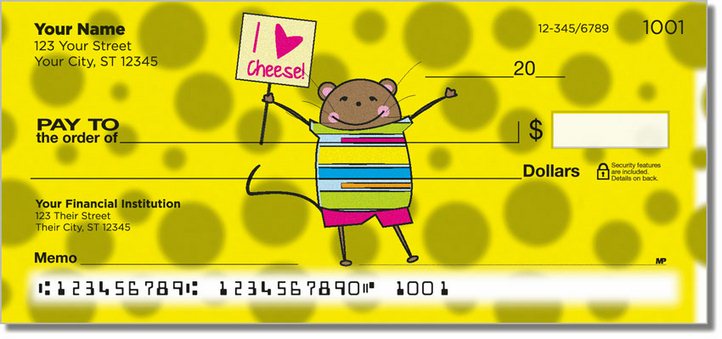 Mischievous Mice Personal Checks