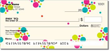 Mod Bouquet Personalized Checks