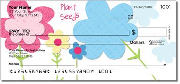 Mod Floral Personalized Checks