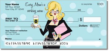 Mom on the Move Personalized Checks